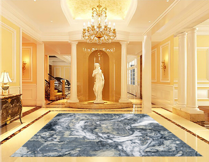 3D Irregular Wave 177 Floor Mural Wallpaper AJ Wallpaper 2