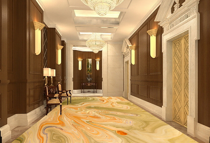 3D Water Pattern 174 Floor Mural Wallpaper AJ Wallpaper 2