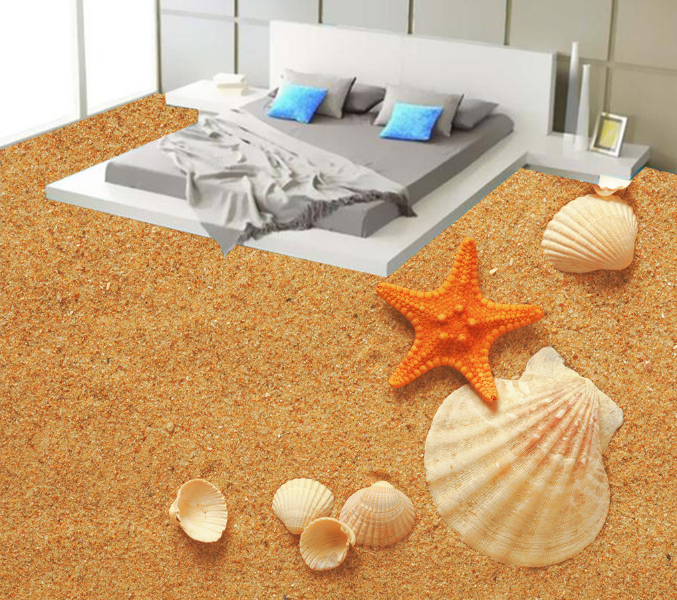 3D Beautiful Sea Shell 162 Floor Mural Wallpaper AJ Wallpaper 2