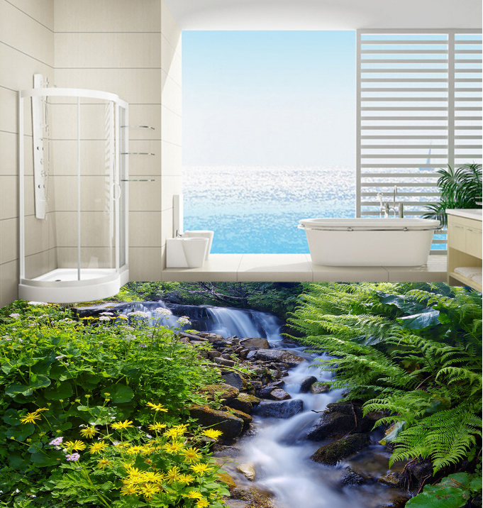 3D Grove 159 Floor Mural Wallpaper AJ Wallpaper 2