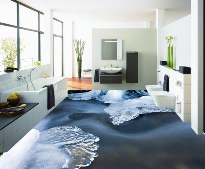 3D Snow And Ice 149 Floor Mural Wallpaper AJ Wallpaper 2