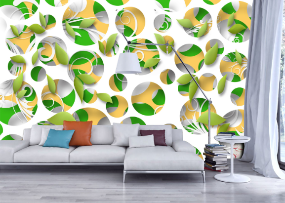 3D Circular Pattern 201 Wallpaper AJ Wallpaper