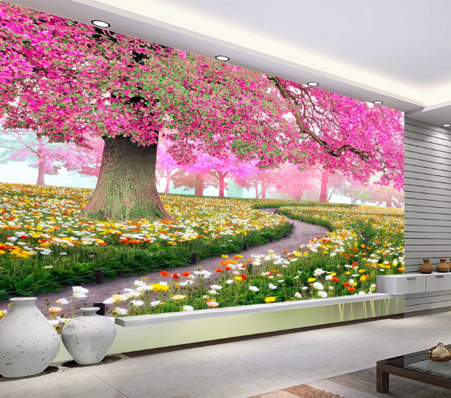 3D Garden Path 215 Wallpaper AJ Wallpaper