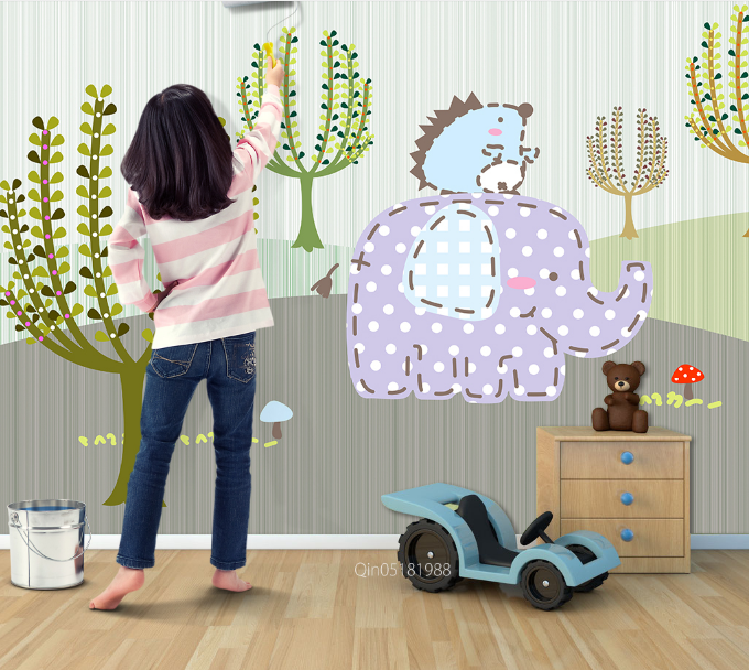 3D Hedgehog And Elephant Wallpaper AJ Wallpaper 1