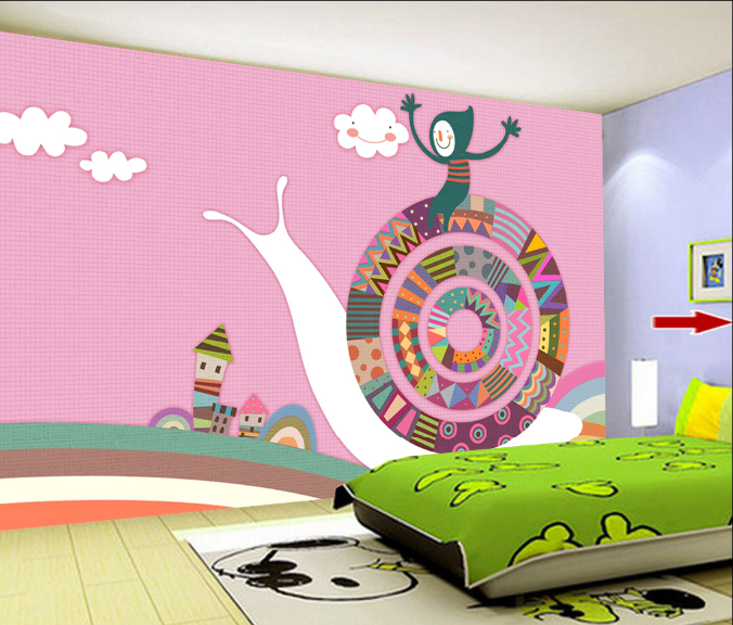 3D Colorful Snail Wallpaper AJ Wallpaper