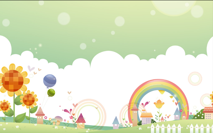 3D Flowers And Rainbows Wallpaper AJ Wallpaper