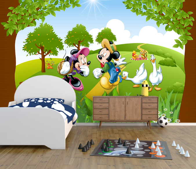 3D Lovely Grassland Animals Wallpaper AJ Wallpaper