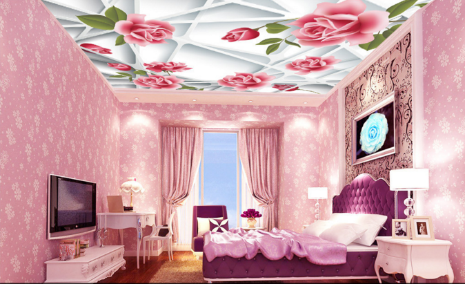 Flower White Wall 053 Wallpaper AJ Wallpaper