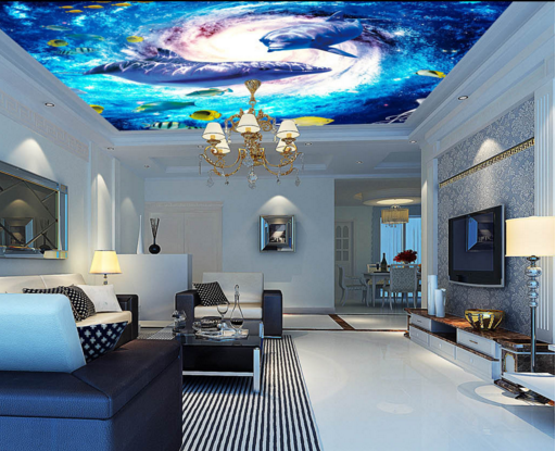 Dolphin Fish Jellyfish 030 Wallpaper AJ Wallpaper