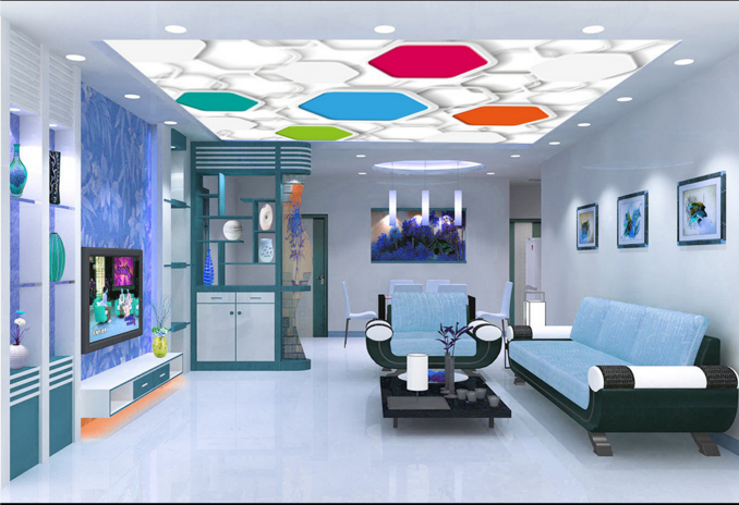 Bright Hexagon 020 Wallpaper AJ Wallpaper