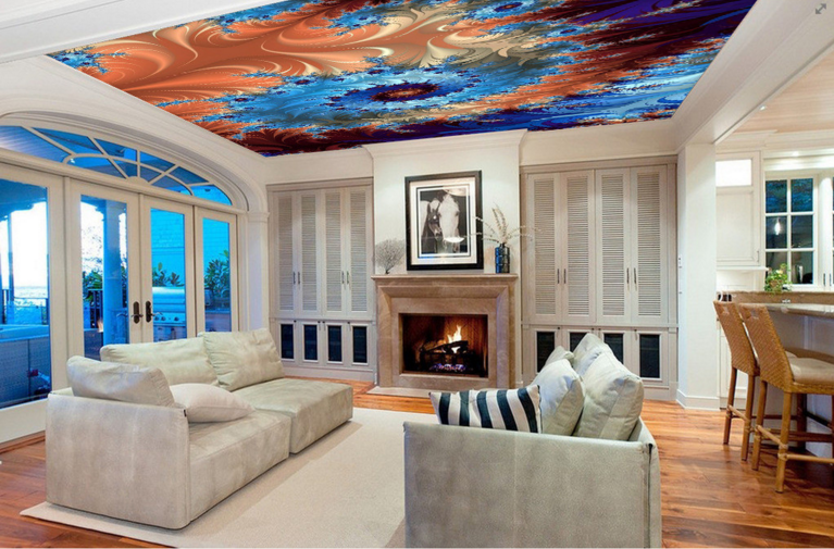 Blue Color Center Vortex 276 Wallpaper AJ Wallpaper