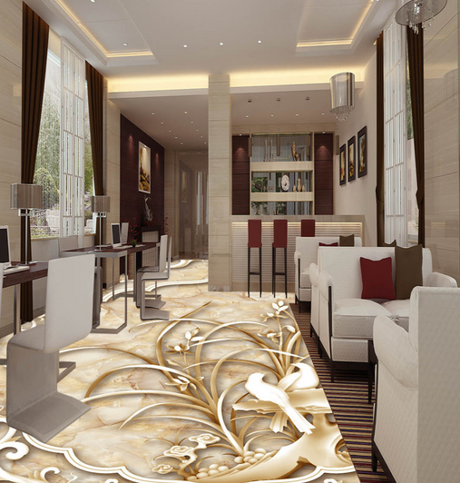 3D Phnom Penh 151 Floor Mural Wallpaper AJ Wallpaper 2