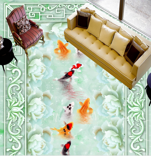 3D Fish Food 114 Floor Mural Wallpaper AJ Wallpaper 2