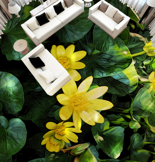 3D Frog 146 Floor Mural Wallpaper AJ Wallpaper 2