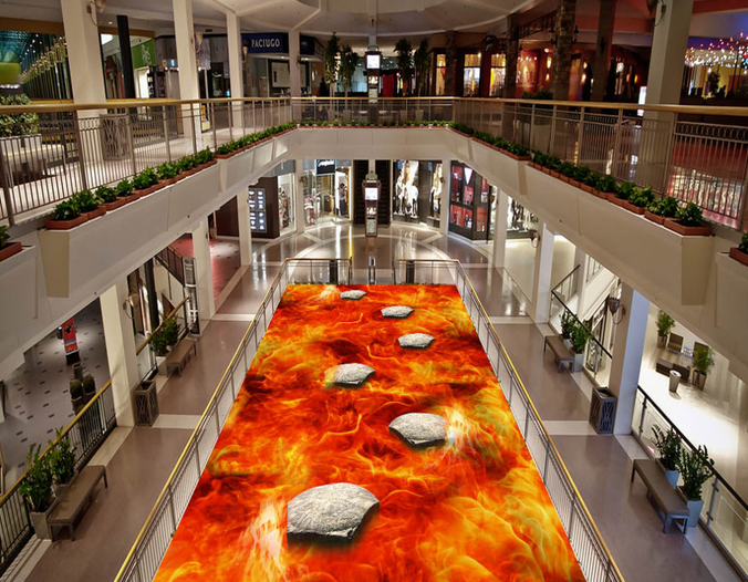3D Combustion 156 Floor Mural Wallpaper AJ Wallpaper 2