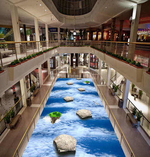 3D Sky 157 Floor Mural Wallpaper AJ Wallpaper 2
