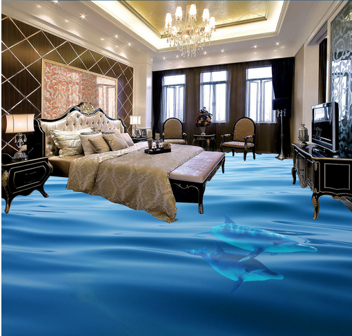 3D Boundless Sea 069 Floor Mural Wallpaper AJ Wallpaper 2