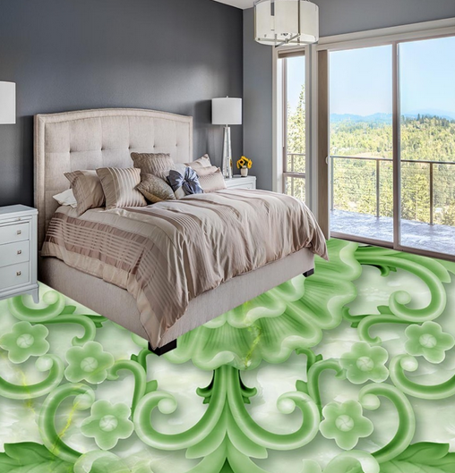 3D Refreshing 096 Floor Mural Wallpaper AJ Wallpaper 2