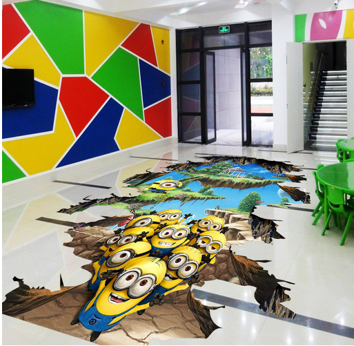 3D Little Child 204 Floor Mural Wallpaper AJ Wallpaper 2