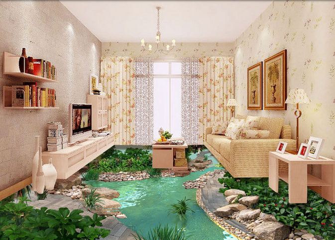 3D Ashore 189 Floor Mural Wallpaper AJ Wallpaper 2
