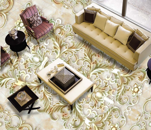 3D Plant 015 Floor Mural Wallpaper AJ Wallpaper 2