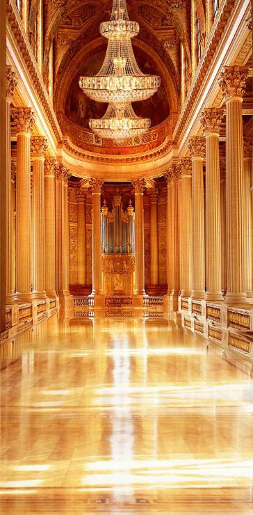 3D golden top church door mural Wallpaper AJ Wallpaper