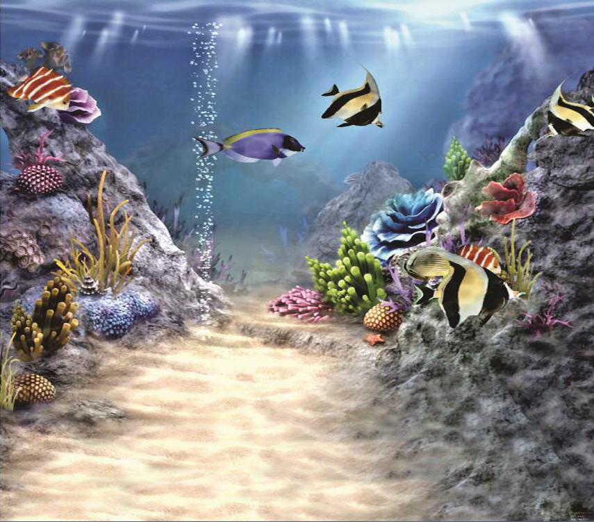 3D Seabed Path 206 Garage Door Mural Wallpaper AJ Wallpaper