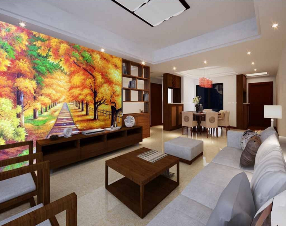 3D Maple Leaf 266 Wallpaper AJ Wallpaper