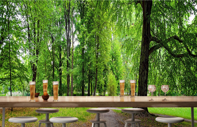 3D Park Woods 227 Wallpaper AJ Wallpaper