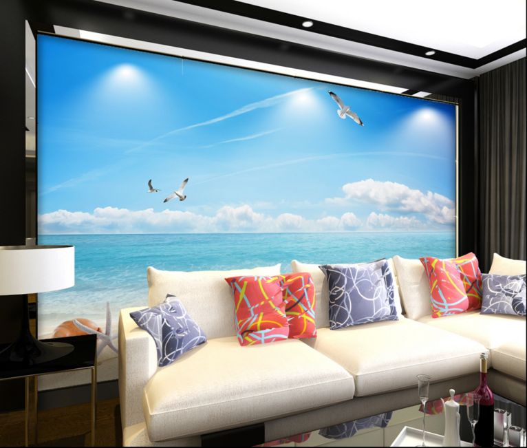 3D Beach Love 190 Wallpaper AJ Wallpaper