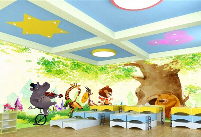 3D Giraffe Unicycle 189 Wallpaper AJ Wallpaper