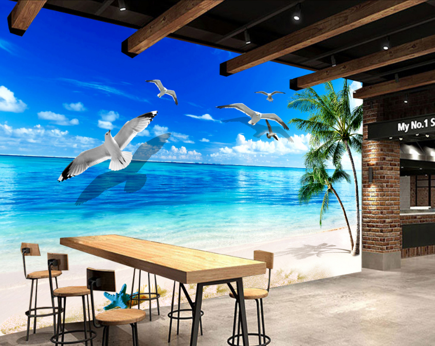 3D Starfish Beach 151 Wallpaper AJ Wallpaper