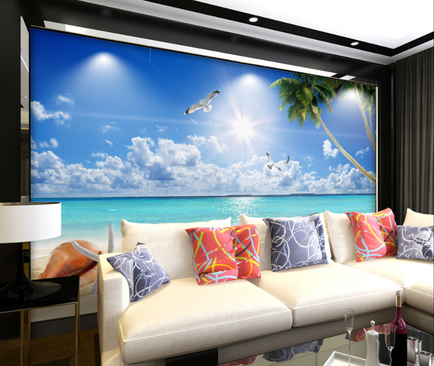 3D Sand Seagull 148 Wallpaper AJ Wallpaper