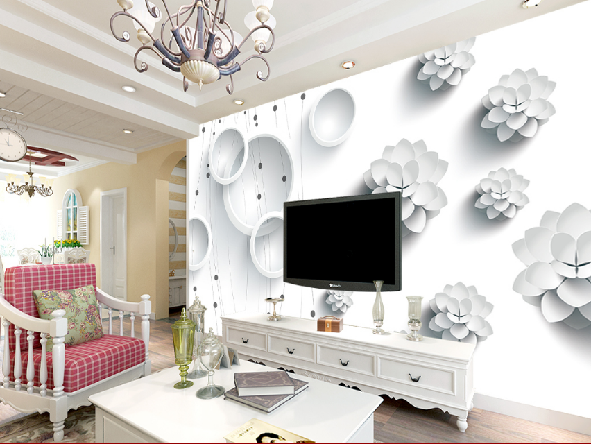 3D Mosaic Flowers 064