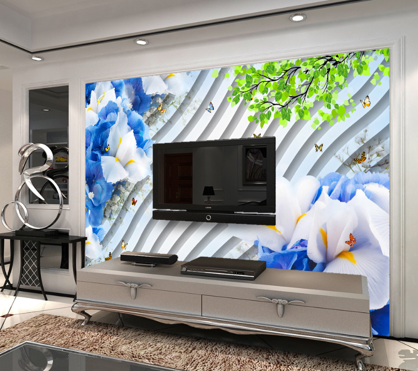 3D Small Butterfly 057 Wallpaper AJ Wallpaper