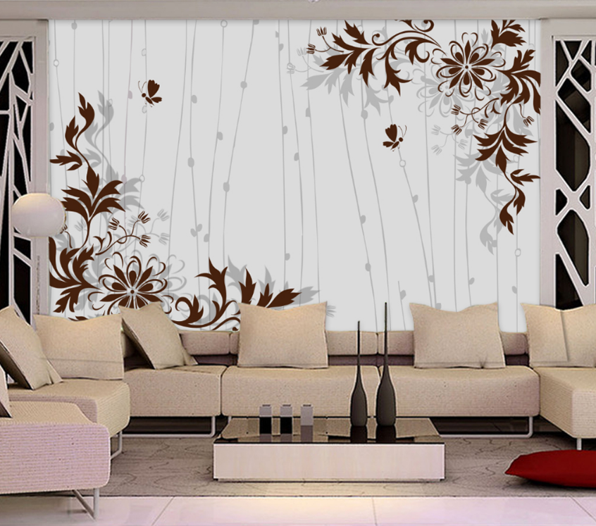 3D Pattern Butterfly 046 Wallpaper AJ Wallpaper