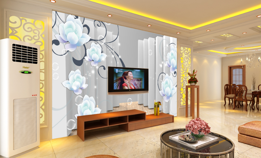 3D Flower Bubble 045 Wallpaper AJ Wallpaper