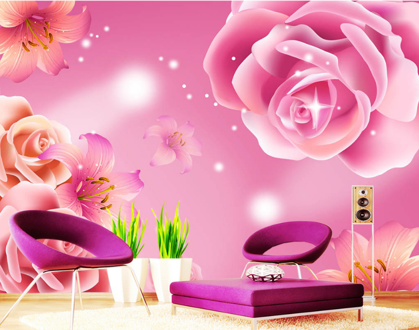 3D Big Flower 576 Wallpaper AJ Wallpaper