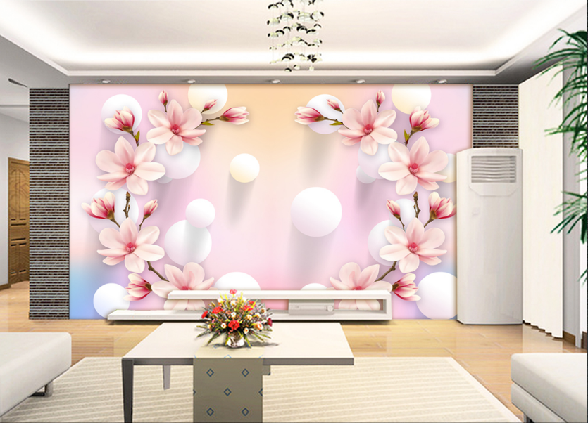 3D Surrounding Flowers 562 Wallpaper AJ Wallpaper