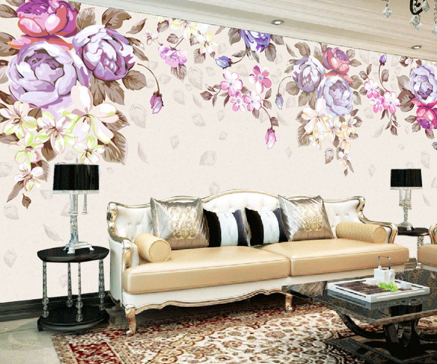 3D Wall Flower 545 Wallpaper AJ Wallpaper