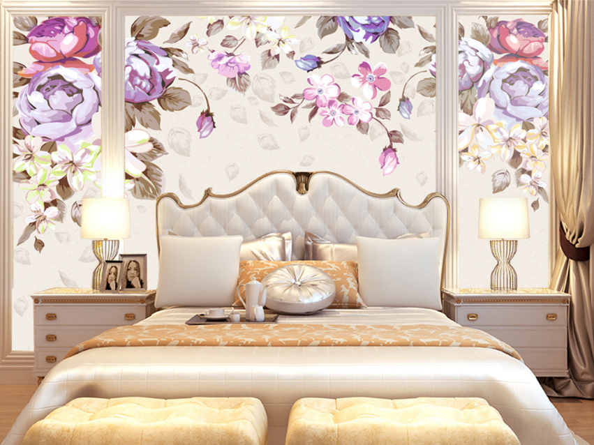 3D Wall Flower 545 Wallpaper AJ Wallpaper