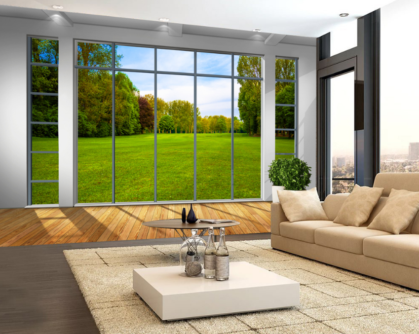 3D Sunny Meadow 540 Wallpaper AJ Wallpaper