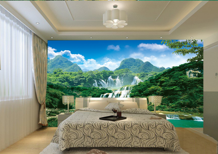 3D Mountain Forest 536 Wallpaper AJ Wallpaper