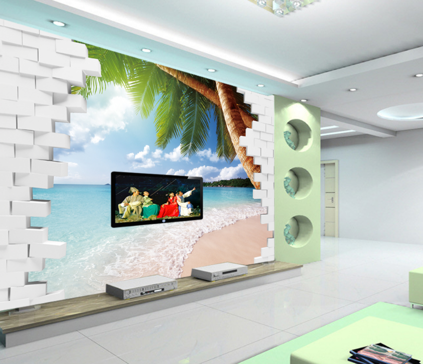 3D Sunshine Stone 506 Wallpaper AJ Wallpaper