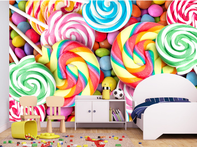 3D Lollipop Color 482 Wallpaper AJ Wallpaper