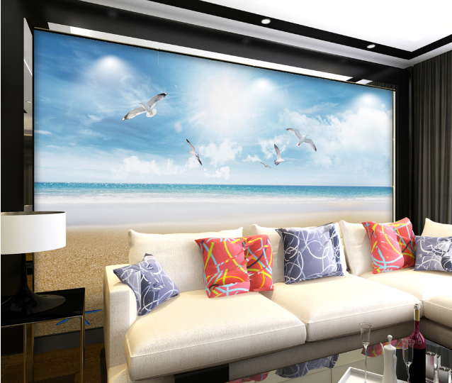 3D Beach Love 400 Wallpaper AJ Wallpaper