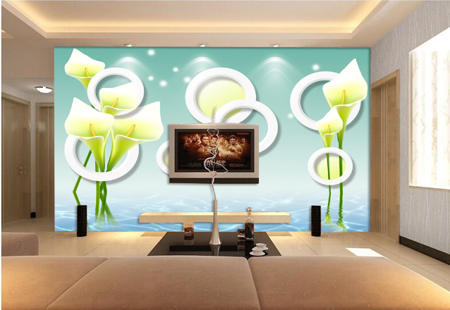 3D Lily Sets 371 Wallpaper AJ Wallpaper