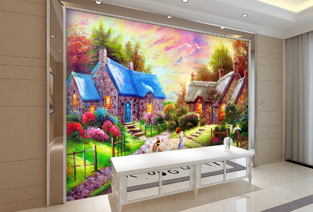 3D Small Yard 367 Wallpaper AJ Wallpaper