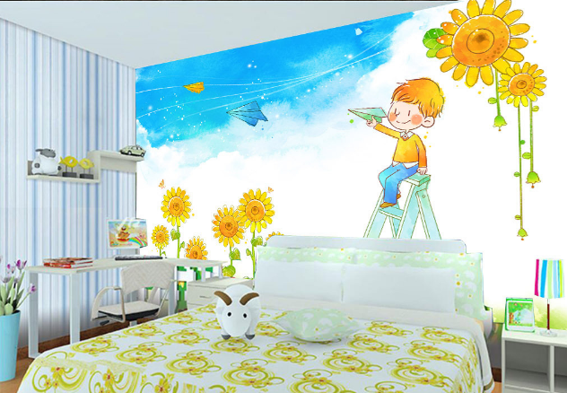 3D Paper Plane 358 Wallpaper AJ Wallpaper