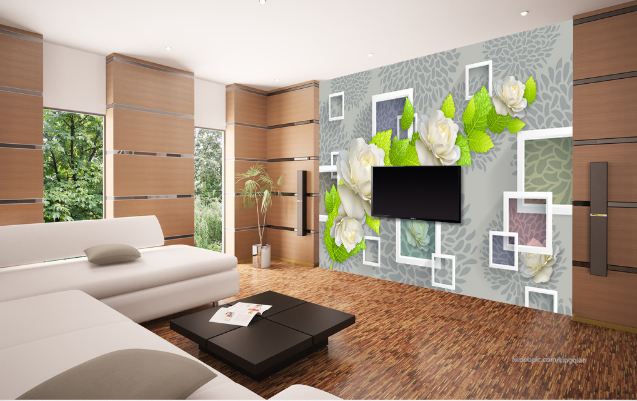 3D Beautiful Flower 337 Wallpaper AJ Wallpaper